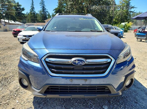 4S4BSAHCXK3239785 2019 SUBARU OUTBACK Blue Вид спереду