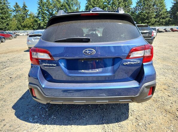 4S4BSAHCXK3239785 2019 SUBARU OUTBACK Blue Вид ззаду