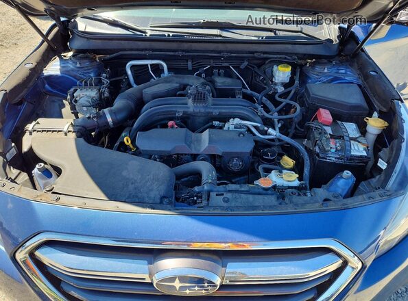 4S4BSAHCXK3239785 2019 SUBARU OUTBACK Blue Вид підкапотного простору