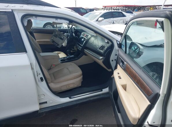 4S4BSAJC1G3333703 2016 SUBARU OUTBACK White Вид салону спереду