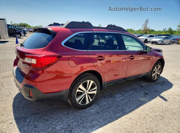 4S4BSAJC1K3299075 2019 SUBARU OUTBACK Burgundy Հետևի աջ
