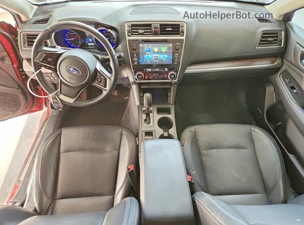4S4BSAJC1K3299075 2019 SUBARU OUTBACK Burgundy Առջևի վահանակի տեսք