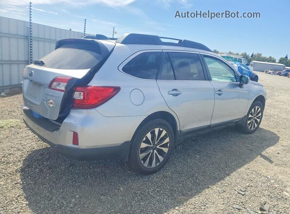4S4BSAJC9G3256823 2016 SUBARU OUTBACK Серебряный Задняя правая четверть