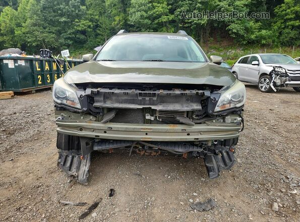 4S4BSAJC9G3289286 2016 SUBARU OUTBACK Зеленый Вид спереди