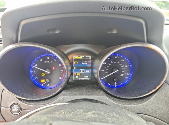 4S4BSAJC9G3289286 2016 SUBARU OUTBACK Зеленый Вид щитка приборов
