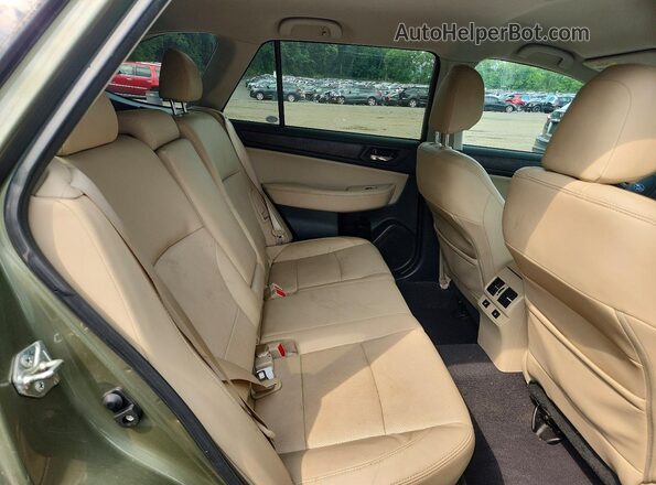 4S4BSAJC9G3289286 2016 SUBARU OUTBACK Зеленый Вид задних сидений