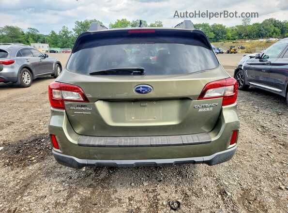4S4BSAJC9G3289286 2016 SUBARU OUTBACK Зеленый Вид сзади
