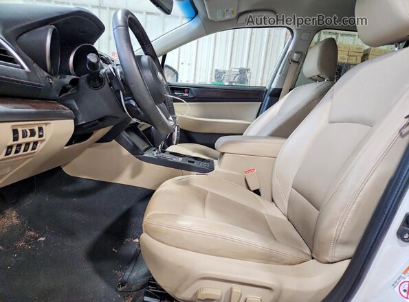 4S4BSAJC9K3311053 2019 SUBARU OUTBACK White Widok wnętrza z przodu