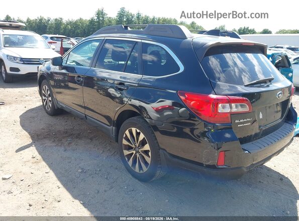 4S4BSAJCXG3226360 2016 SUBARU OUTBACK Black Tył lewy