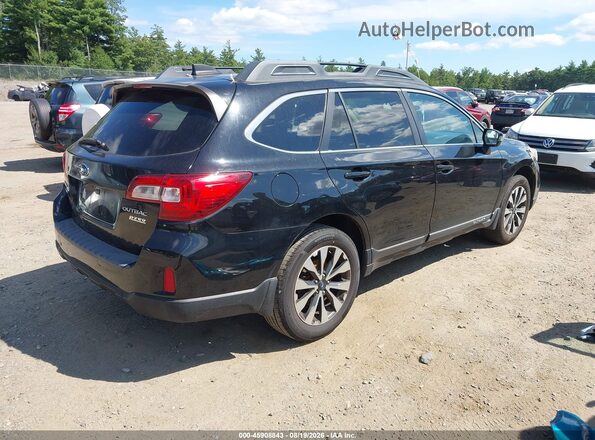 4S4BSAJCXG3226360 2016 SUBARU OUTBACK Black Tył prawy