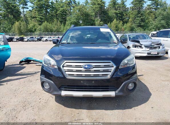 4S4BSAJCXG3226360 2016 SUBARU OUTBACK Black Widok zestawu wskaźników