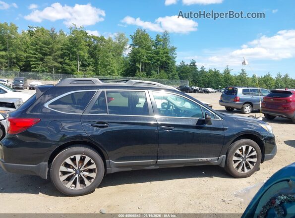 4S4BSAJCXG3226360 2016 SUBARU OUTBACK Black Widok wnętrza z tyłu