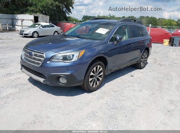 4S4BSAKC1H3242950 2017 SUBARU OUTBACK Blue Передня ліва чверть