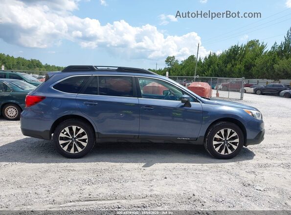 4S4BSAKC1H3242950 2017 SUBARU OUTBACK Blue Вид задньої частини салону