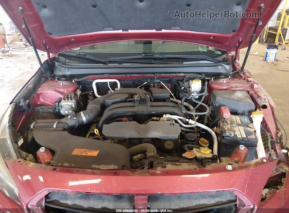 4S4BSAKC2J3274540 2018 SUBARU OUTBACK Burgundy Vista trasera