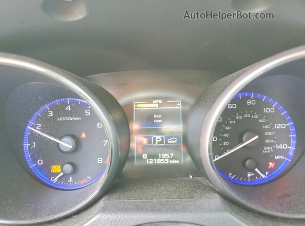 4S4BSAKC2J3304720 2018 SUBARU OUTBACK Gray ხელსაწყოთა პანელის ხედი