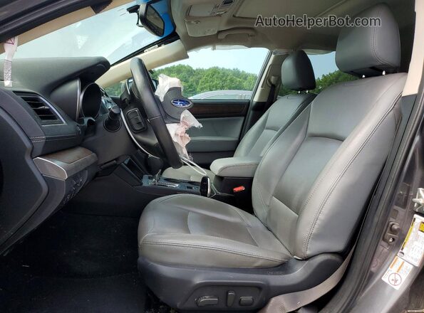 4S4BSAKC2J3304720 2018 SUBARU OUTBACK Gray წინა სალონის ხედი