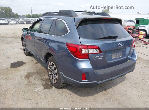 4S4BSAKC3H3359168 2017 SUBARU OUTBACK Blue Задня ліва чверть