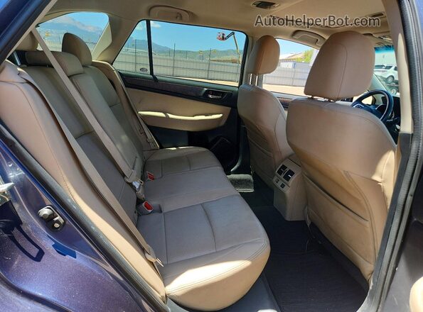 4S4BSAKC4H3322307 2017 SUBARU OUTBACK Blue Հետևի նստատեղերի տեսք