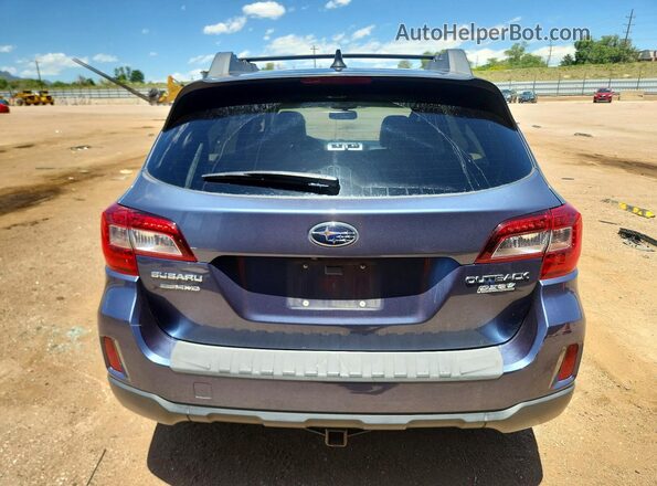 4S4BSAKC4H3322307 2017 SUBARU OUTBACK Blue Հետևի տեսք