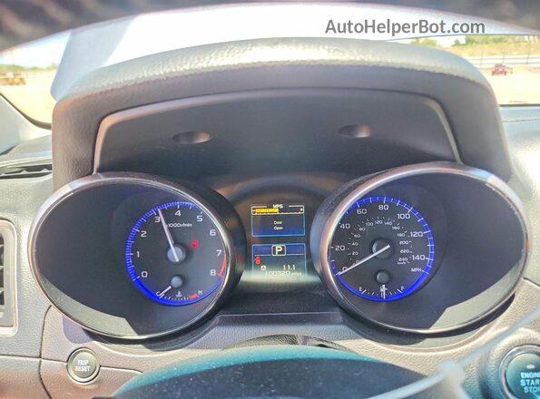 4S4BSAKC4H3322307 2017 SUBARU OUTBACK Blue Սարքավորումների վահանակի տեսք