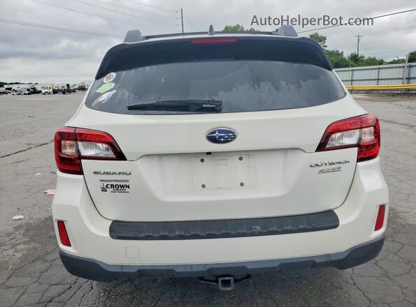4S4BSAKC6H3245827 2017 SUBARU OUTBACK White Widok z tyłu