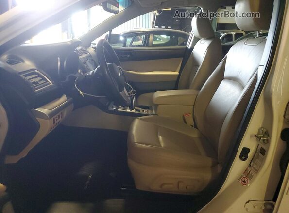 4S4BSAKC6H3273479 2017 SUBARU OUTBACK Белый Вид салона спереди