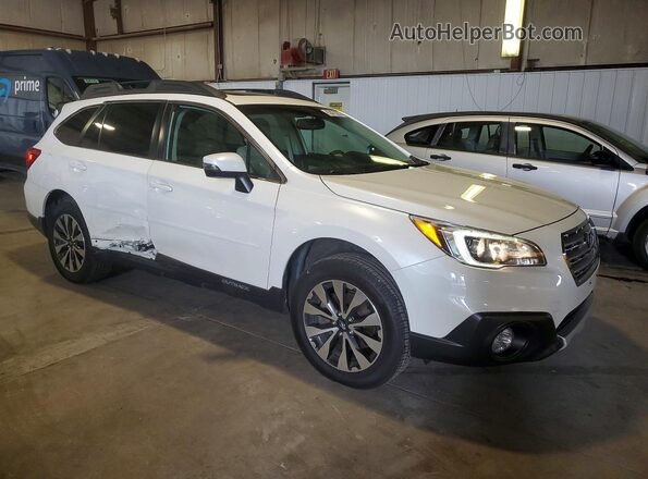 4S4BSAKC6H3273479 2017 SUBARU OUTBACK Белый Передняя правая четверть