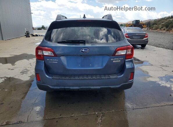 4S4BSAKC7H3211444 2017 SUBARU OUTBACK Blue Հետևի տեսք