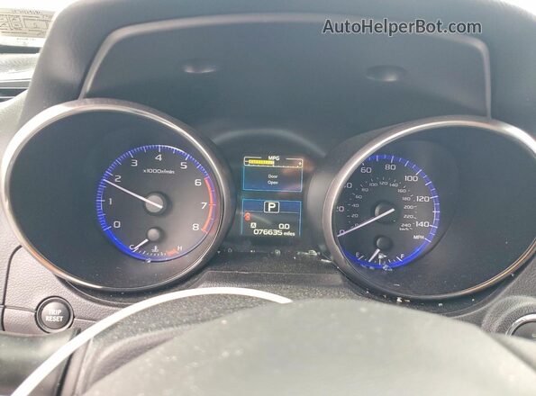 4S4BSAKC8H3429392 2017 SUBARU OUTBACK Silver Вид щитка приладів