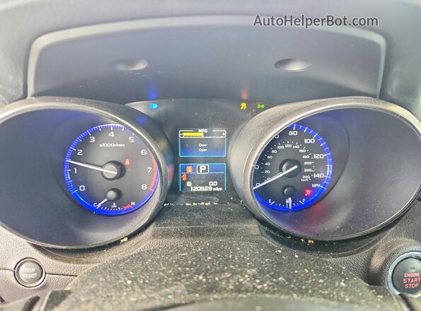 4S4BSAKCXH3237052 2017 SUBARU OUTBACK Gray Vista del cuadro de instrumentos
