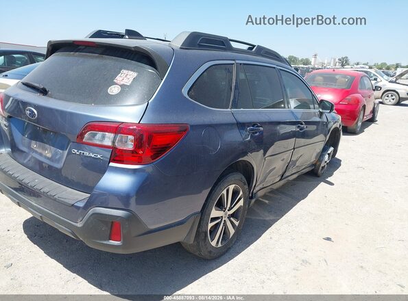 4S4BSAKCXJ3358881 2018 SUBARU OUTBACK Blue Հետևի աջ