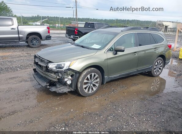 4S4BSALC1G3201957 2016 SUBARU OUTBACK Green Передня ліва чверть