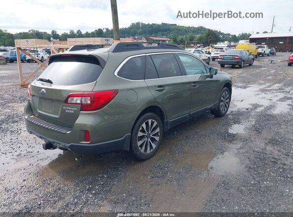4S4BSALC1G3201957 2016 SUBARU OUTBACK Green Задня права чверть