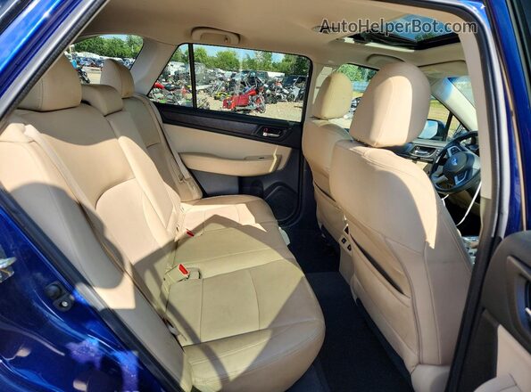 4S4BSALC2G3311173 2016 SUBARU OUTBACK Blue Вид задньої частини салону
