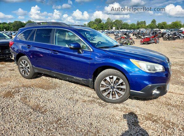 4S4BSALC2G3311173 2016 SUBARU OUTBACK Blue Передня права чверть