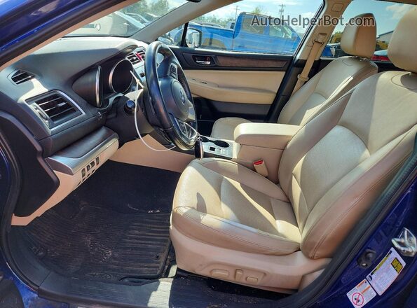 4S4BSALC2G3311173 2016 SUBARU OUTBACK Blue Вид салону спереду