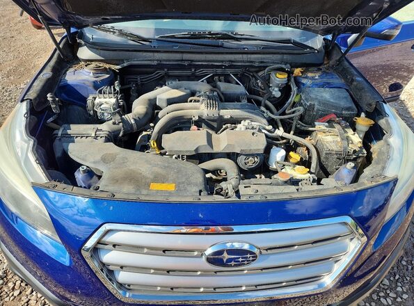 4S4BSALC2G3311173 2016 SUBARU OUTBACK Blue Вид підкапотного простору