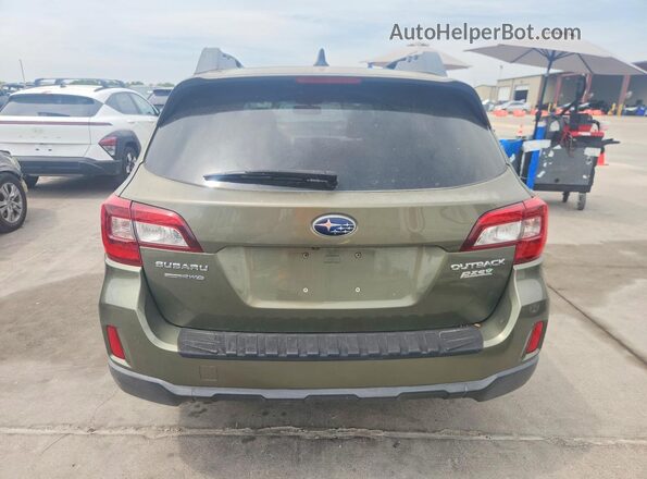 4S4BSALC4G3226707 2016 SUBARU OUTBACK Green Հետևի տեսք