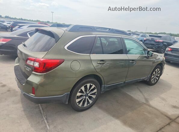 4S4BSALC4G3226707 2016 SUBARU OUTBACK Green Հետևի աջ