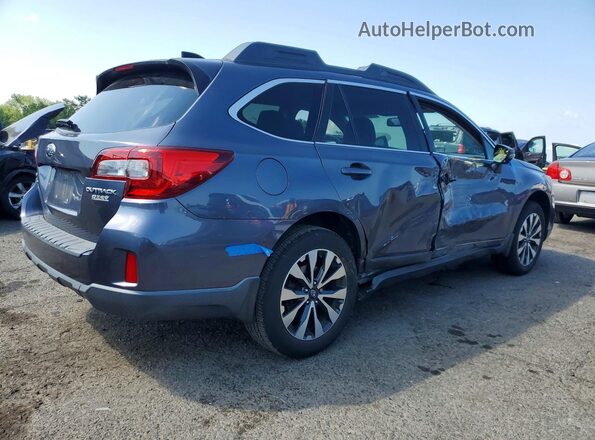 4S4BSALC5G3241880 2016 SUBARU OUTBACK Gray Задня права чверть