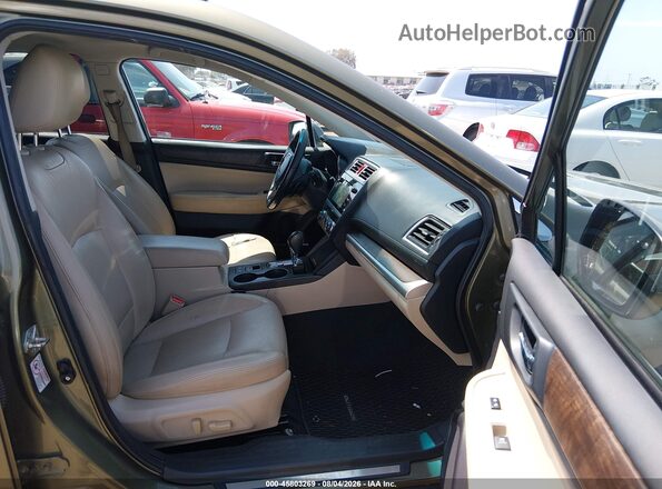 4S4BSALC7G3207908 2016 SUBARU OUTBACK Green Vista interior delantera