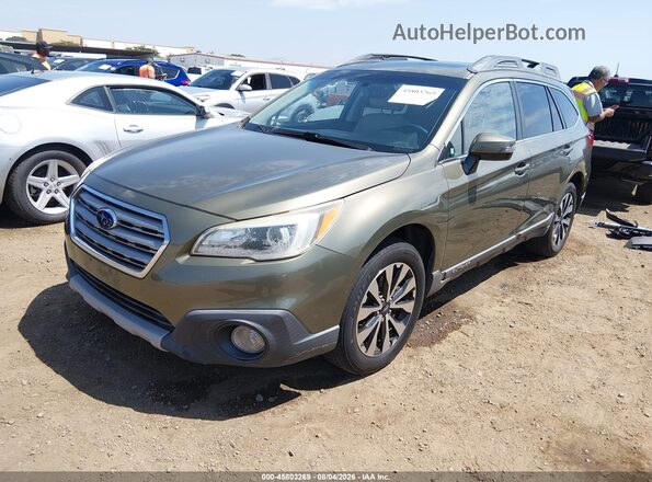4S4BSALC7G3207908 2016 SUBARU OUTBACK Green Vista tres cuartos delantera izquierda