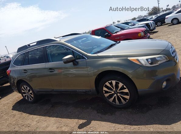 4S4BSALC7G3207908 2016 SUBARU OUTBACK Green Vista interior trasera