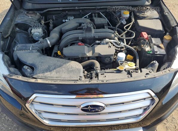 4S4BSALC7G3332911 2016 SUBARU OUTBACK Black Vista del compartimento del motor