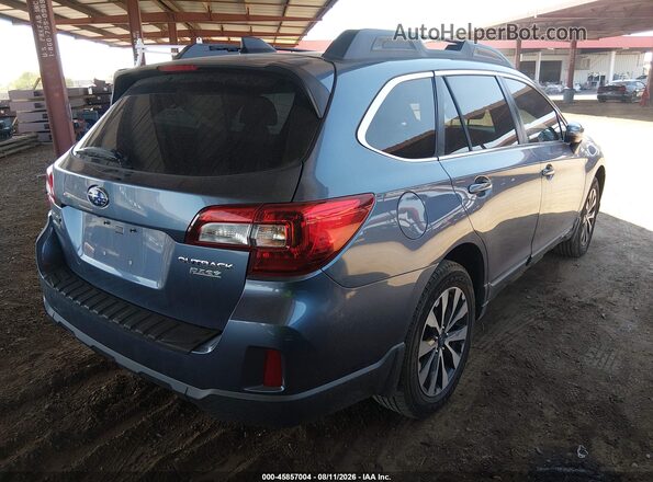 4S4BSALC9G3202936 2016 SUBARU OUTBACK Синий Задняя правая четверть