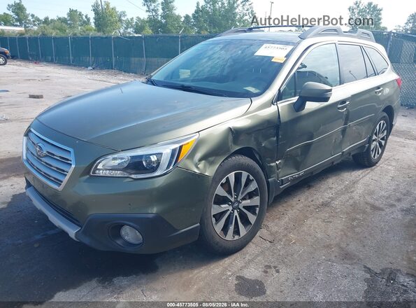 4S4BSANC0G3211215 2016 SUBARU OUTBACK Green Front left