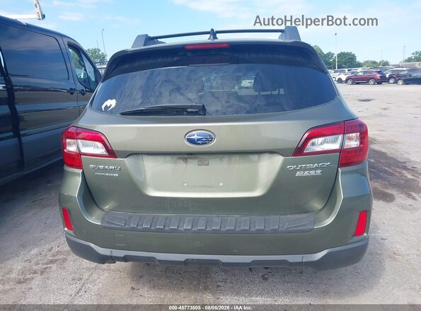 4S4BSANC0G3211215 2016 SUBARU OUTBACK Green 