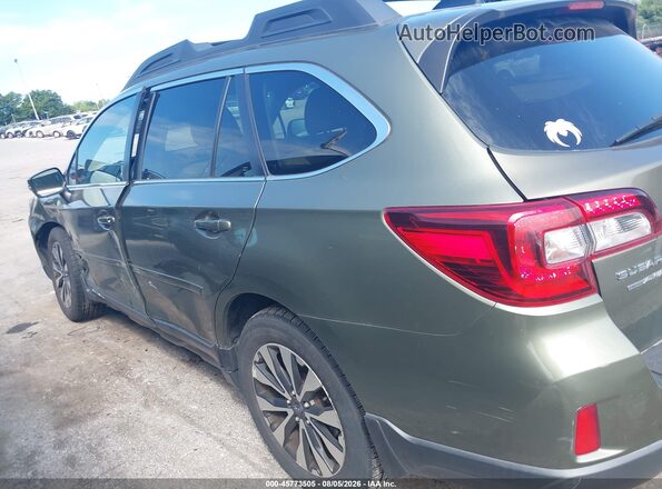 4S4BSANC0G3211215 2016 SUBARU OUTBACK Green 360 interior view