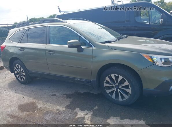 4S4BSANC0G3211215 2016 SUBARU OUTBACK Green Rear interior view